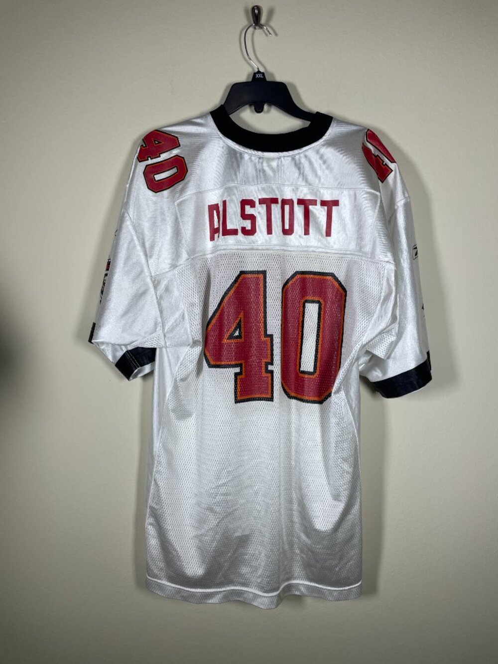 Mike Alstott #40 Reebok Tampa Bay Buccaneers Jersey White L On-Field! - Picture 6 of 7
